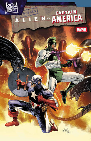 ALIEN VS. CAPTAIN AMERICA #3 (Limit 2 Per Cover) (rel:01/21)