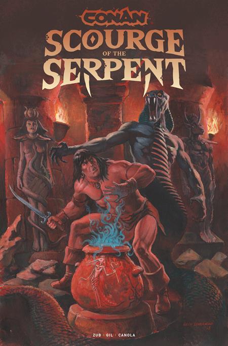 CONAN THE BARBARIAN SCOURGE OF THE SERPENT #1 (OF 4) (Limit 2 Per Cover) (rel:09/24)