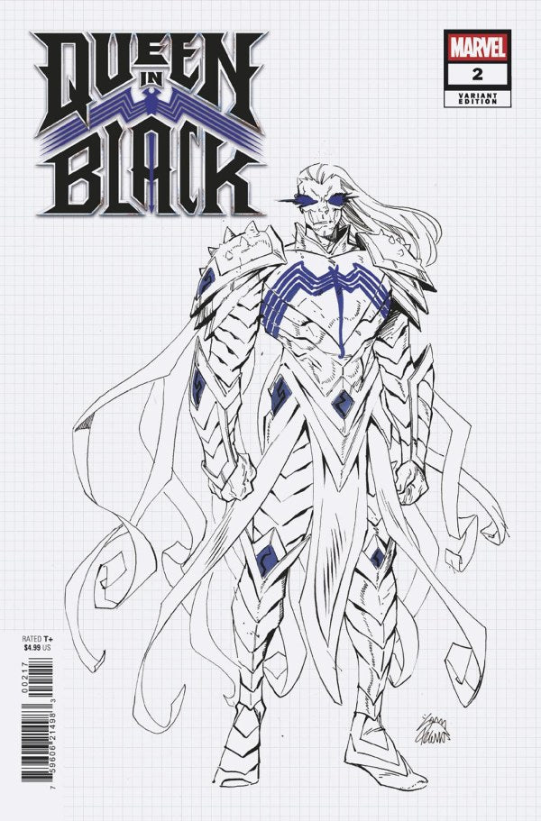 QUEEN IN BLACK #2 RYAN STEGMAN DESIGN VARIANT [QIB][1:10] (Limit 1 Per Customer) (rel:08/05)