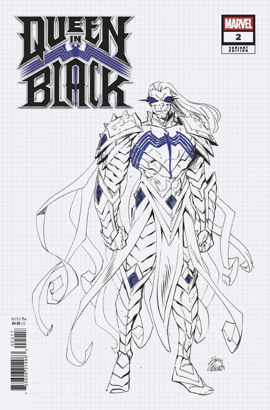 QUEEN IN BLACK #2 RYAN STEGMAN DESIGN VARIANT [QIB][1:10] (Limit 1 Per Customer) (rel:08/05)