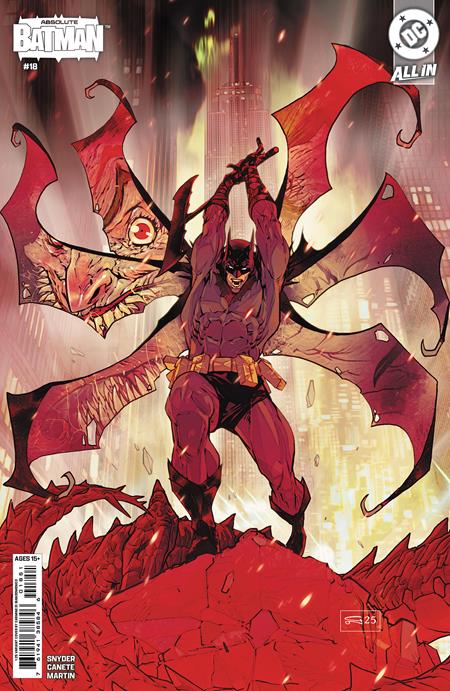 ABSOLUTE BATMAN #18 (Limit 1 Per Customer) CVR E INC 1:25 CARMINE DI GIANDOMENICO CARD STOCK VAR (rel:03/11)