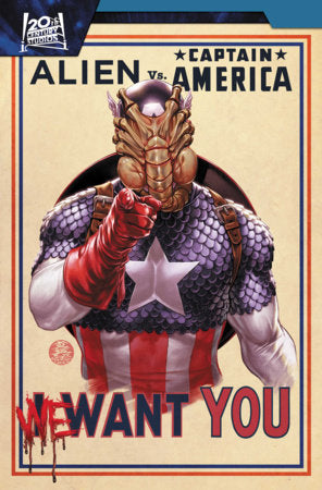 Alien vs. Captain America TP (Limit 1 Per Cover) (rel:08/18)