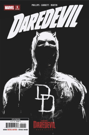 DAREDEVIL #1 MARVEL TELEVISION 5TH PRINTING VARIANT (Limit 2 Per Cover) (rel:08/26)~