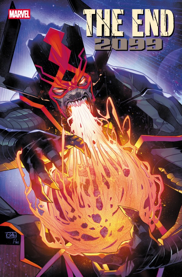 THE END 2099 #1 EDWIN GALMON VARIANT[1:25] (Limit 1 Per Customer) (rel:12/10)