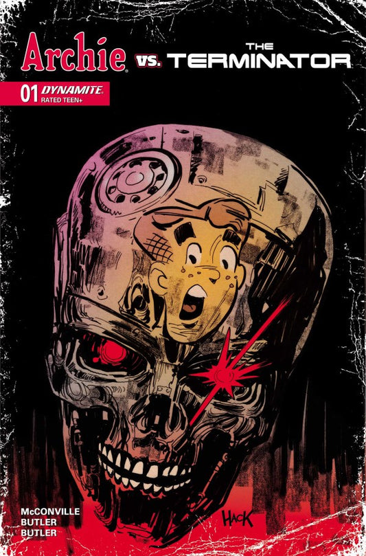 ARCHIE VS THE TERMINATOR #1 CVR M INC 1:10 ROBERT HACK FOIL VAR (Limit 1 Per Customer) (rel:10/14)