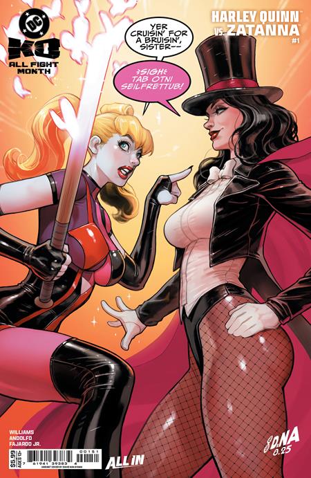 DC K.O. HARLEY QUINN VS ZATANNA #1 (ONE SHOT) (Limit 2 Per Cover) (rel:12/17)~
