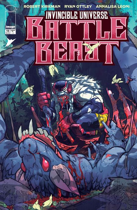 INVINCIBLE UNIVERSE BATTLE BEAST #12 (Limit 1 Per Customer) CVR D INC 1:25 RILEY ROSSMO VAR (rel:08/19)
