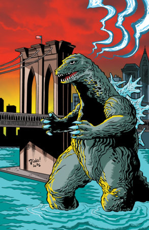 Godzilla Vs. America: New York City (Limit 1 Per Customer) Variant RI (10) (Haspiel Full Art)[1:10] (rel:09/23)