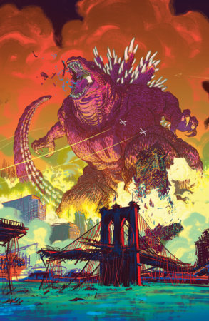 Godzilla Vs. America: New York City Variant RI (25) (Fox Full Art)[1:25] (Limit 1 Per Customer) (rel:09/23)