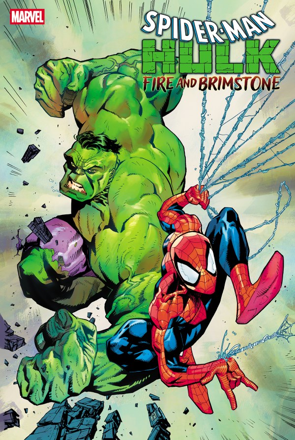 SPIDER-MAN/HULK: FIRE AND BRIMSTONE #1 JUSTIN MASON VARIANT[1:25] (Limit 1 Per Customer) (rel:08/19)
