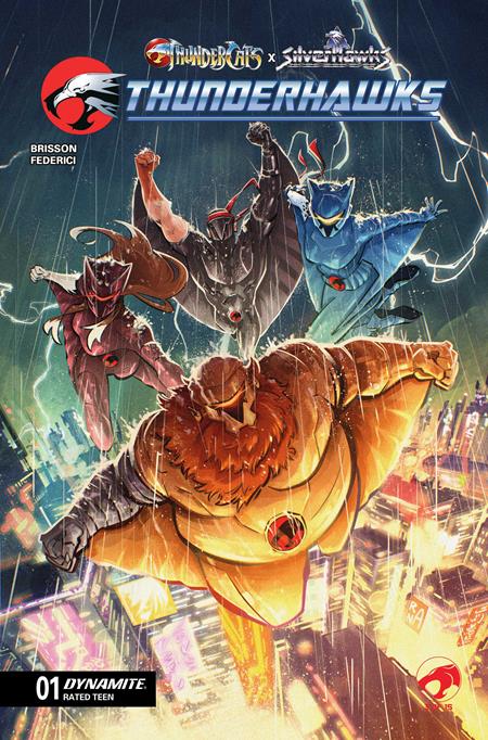 THUNDERCATS X SILVERHAWKS THUNDERHAWKS #1 (Limit 1 Per Cover) (rel:04/22)~