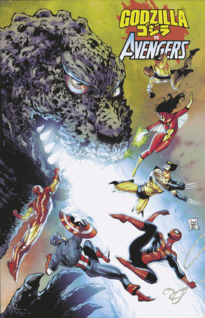 GODZILLA VS. AVENGERS #1 TONY DANIEL VARIANT[1:25] (rel:06/18)