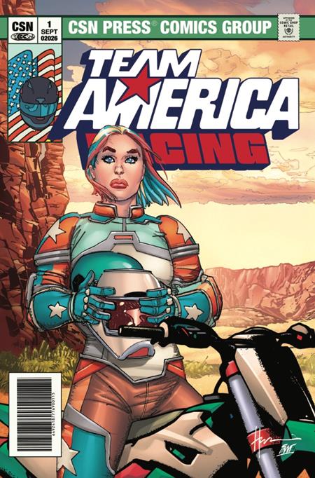TEAM AMERICA RACING FULL THROTTLE EDITION #1 (ONE SHOT) (Limit 1 Per Cover) (rel:07/01)