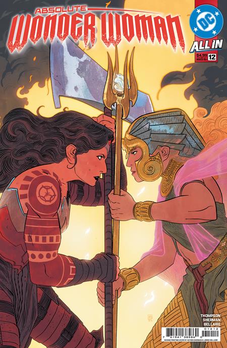 ABSOLUTE WONDER WOMAN #12 Second Printing (Limit 2 Per Cover) (rel:03/18)