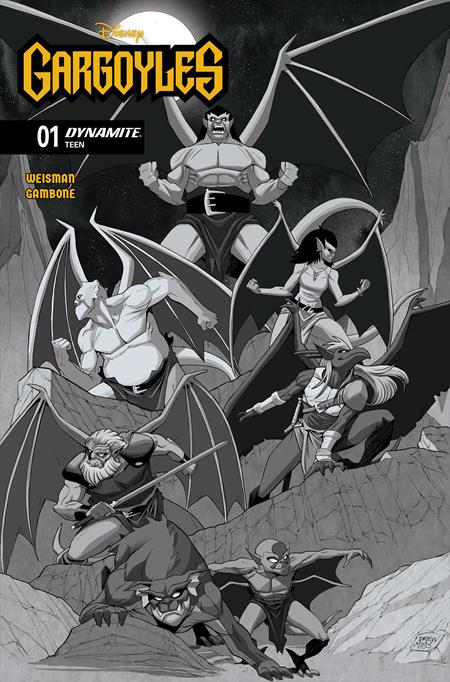 GARGOYLES (2026) #1 CVR K INC 1:15 DREW MOSS LINE ART VAR (Limit 1 Per Customer) (rel:08/12)