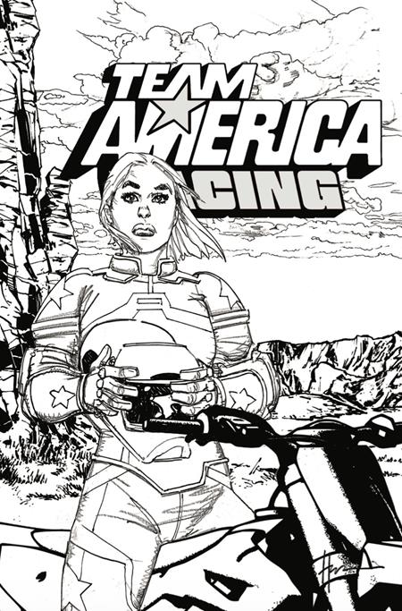 TEAM AMERICA RACING FULL THROTTLE EDITION #1 (ONE SHOT) (Limit 1 Per Cover) (rel:07/01)