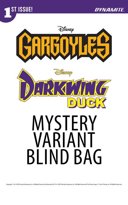 GARGOYLES DARKWING DUCK #1 CVR F BLIND BAG VAR (Limit 2 Per Cover) (rel:01/14)