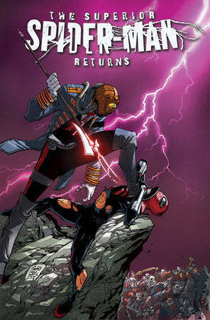 Superior Spider-Man Returns Omnibus Mike Del Mundo Cover [DM Only] HC  (Limit 2 Per Cover) (rel:01/13)