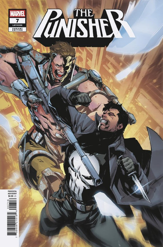 PUNISHER #7 PAOLO VILLANELLI VARIANT[1:25] (Limit 1 Per Customer) (rel:08/12)