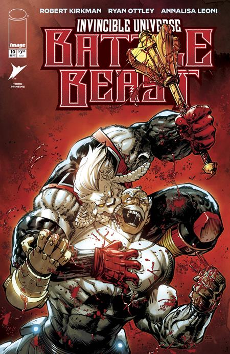 INVINCIBLE UNIVERSE BATTLE BEAST #10 3RD PTG (Limit 1 Per Cover) (rel:09/30)