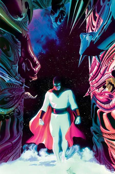 SPACE GHOST (2025) #1 CVR Y INC 1:7 ALEX ROSS FOC BONUS ULTRAVIOLET VIRGIN VAR (rel:08/13)