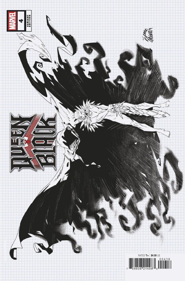 QUEEN IN BLACK #4 RYAN STEGMAN DESIGN VARIANT [QIB][1:10] (Limit 1 Per Customer) (rel:09/16)