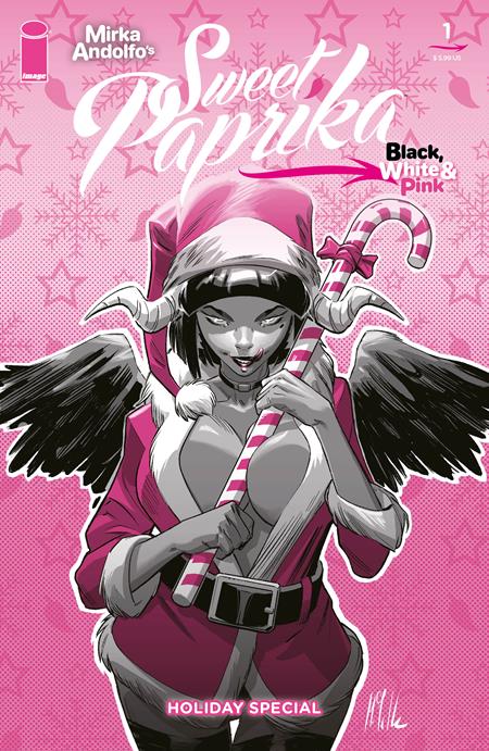 MIRKA ANDOLFOS SWEET PAPRIKA BLACK WHITE & PINK HOLIDAY SPECIAL (ONE SHOT) (MR) (Limit 2 Per Cover) (rel:12/24)