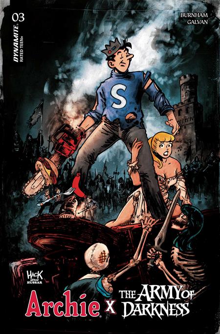 ARCHIE X ARMY OF DARKNESS #3 CVR N ROBERT HACK JUGHEAD VARIANT TRADE DRESS VAR (Limit 1 Per Cover) (rel:04/08)