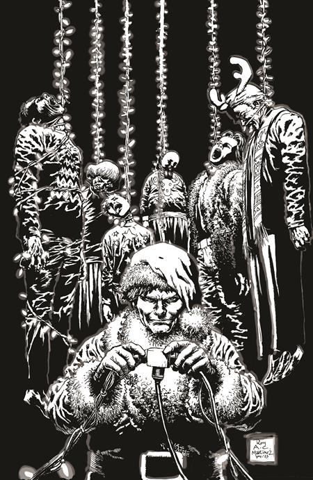 SILENT NIGHT DEADLY NIGHT DARK WINTER #2 (OF 2) (Limit 1 Per Cover) CVR E ROY ALLAN MARTINEZ B&W LIMITED EDITION VAR (MR) (rel:09/09)