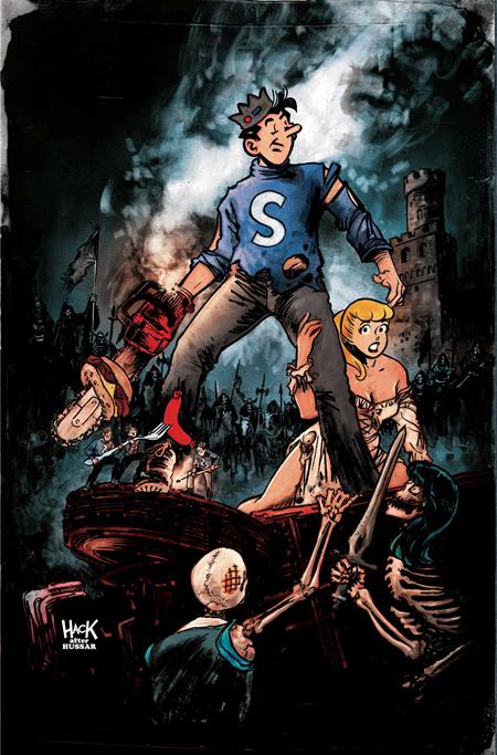 ARCHIE X ARMY OF DARKNESS #3 CVR P INC 1:7 ROBERT HACK JUGHEAD VARIANT VIRGIN VAR (Limit 1 Per Customer) (rel:04/08)