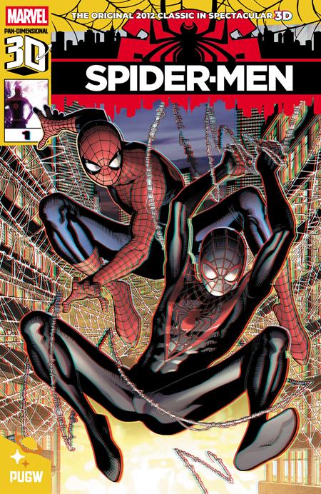 SPIDER MEN (2012) #1 PAN DIMENSIONAL 3D EDITION (Limit 1 Per Cover) (rel:05/27)