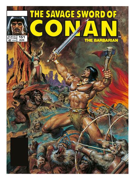 SAVAGE SWORD OF CONAN THE ORIGINAL COMICS OMNIBUS HC VOL 11 (Limit 2 Per Cover) REGULAR EDITION EARL NOREM (MR) (rel:02/25)