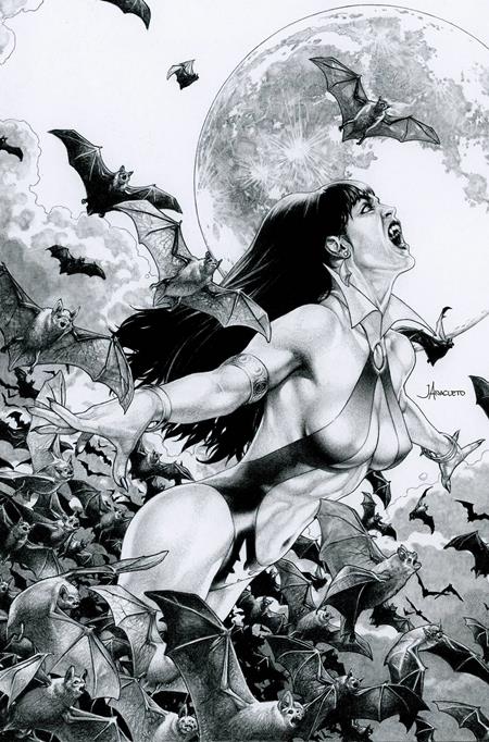 VAMPIRELLA (2025) #3 CVR Q INC 1:15 JAY ANACLETO B&W VIRGIN VAR (rel:07/16)