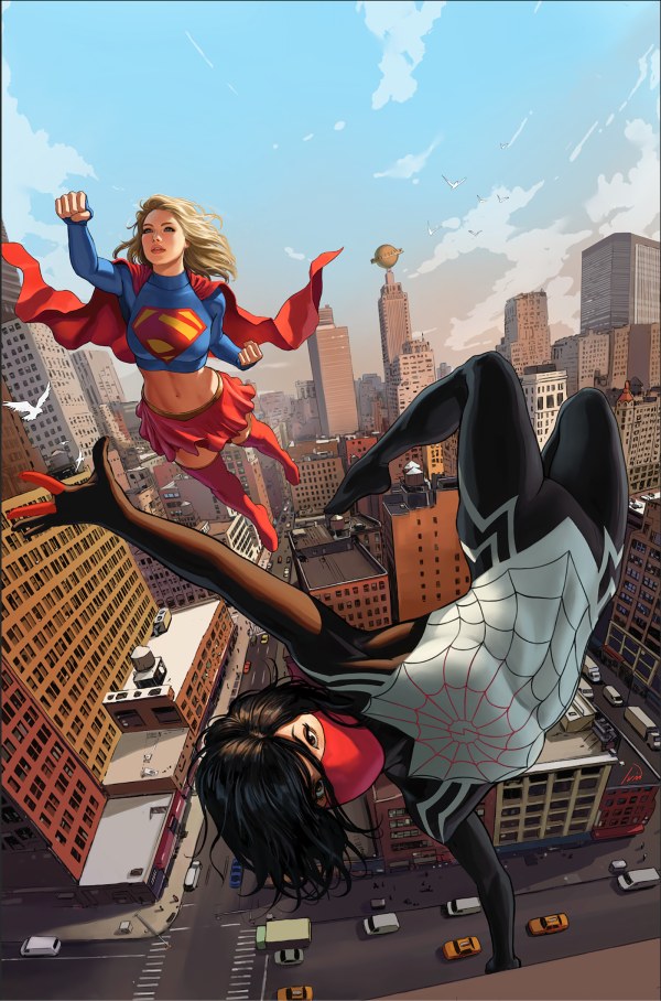 MARVEL/DC: SPIDER-MAN/SUPERMAN #1 (Limit 1 Per Customer) IVAN TALAVERA VIRGIN VARIANT[1:100] (rel:04/22)