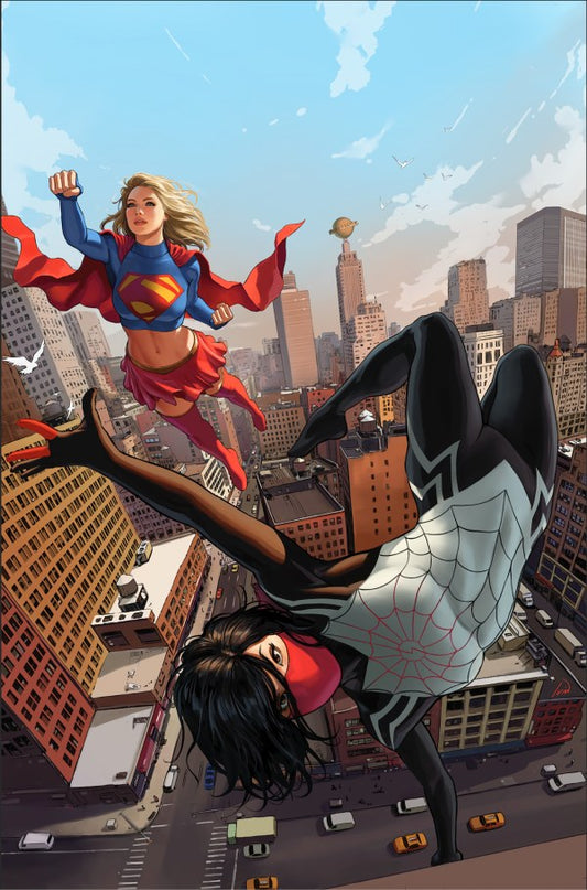 MARVEL/DC: SPIDER-MAN/SUPERMAN #1 (Limit 1 Per Customer) IVAN TALAVERA VIRGIN VARIANT[1:100] (rel:04/22)