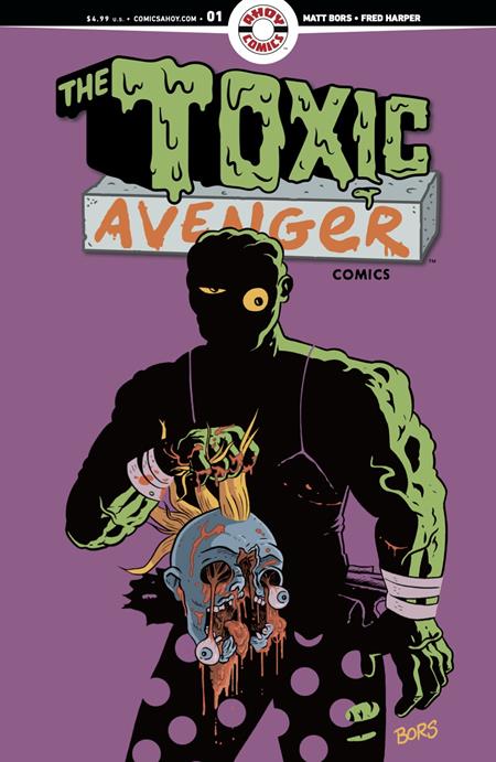 TOXIC AVENGER COMICS #1 CVR B 5 COPY MATT BORS UNLOCK VAR (MR) (rel:07/09)