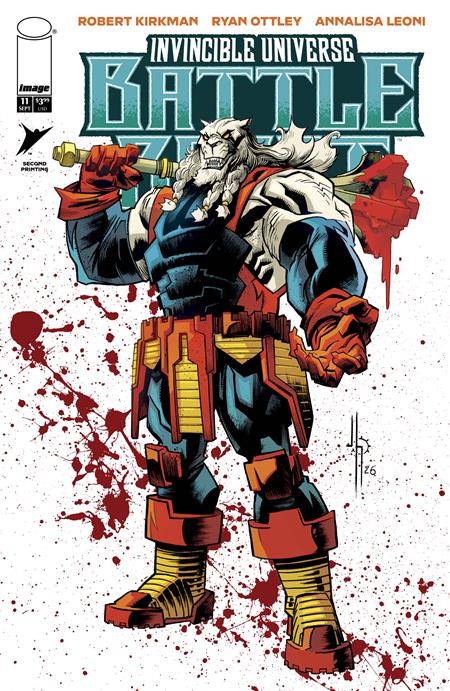 INVINCIBLE UNIVERSE BATTLE BEAST #11 2ND PTG (Limit 1 Per Cover) (rel:09/30)