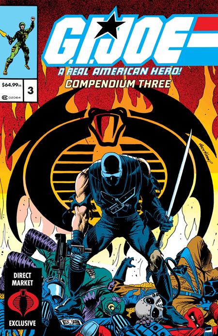 GI JOE A REAL AMERICAN HERO COMPENDIUM TP BOOK 03 DIRECT MARKET EXCLUSIVE ANDY KUBERT CVR (Limit 1 Per Cover) (rel:04/15)