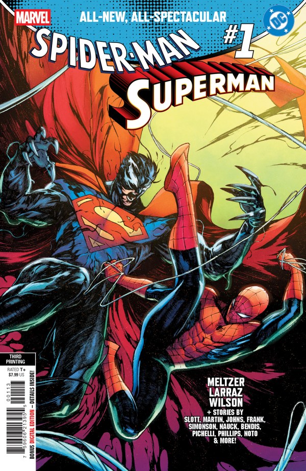 MARVEL/DC: SPIDER-MAN/SUPERMAN #1 (Limit 2 Per Cover) ALESSANDRO CAPPUCCIO 3RD PRINTING VARIANT (rel:07/01)