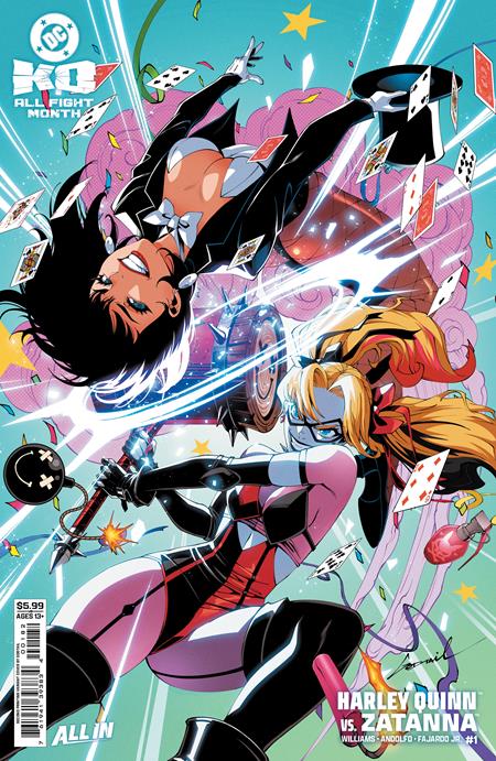 DC K.O. HARLEY QUINN VS ZATANNA #1 (ONE SHOT) Second Printing (Limit 2 Per Cover) (rel:03/04)~