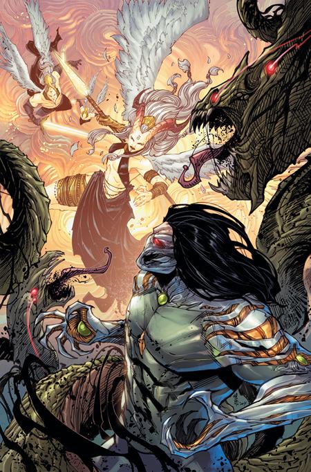 DARKNESS VS ANGELUS (ONE SHOT) CVR C INC 1:10 GIUSEPPE CAFARO & ARIF PRIANTO VIRGIN VAR (Limit 1 Per Customer) (rel:04/15)