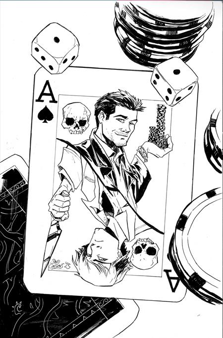 SUPERNATURAL #2 CVR L INC 1:11 DAVID COUSENS LINE ART VIRGIN FOC BONUS VAR (Limit 1 Per Customer) (rel:11/26)