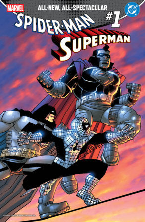 MARVEL/DC: SPIDER-MAN/SUPERMAN #1 (Limit 1 Per Customer) FRANK MILLER VARIANT[1:50] (rel:04/22)
