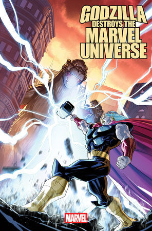 GODZILLA DESTROYS THE MARVEL UNIVERSE #1 PETE WOODS VARIANT[1:25] (rel:07/16)