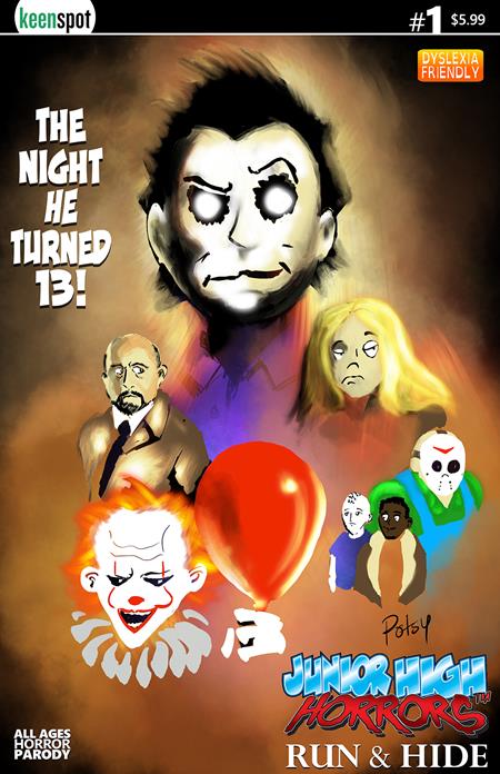 JUNIOR HIGH HORRORS RUN & HIDE #1 (ONE SHOT) (Limit 2 Per Cover) (rel:09/23)