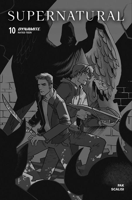 SUPERNATURAL #10 CVR H INC 1:10 JOHN AMOR LINE ART VAR (Limit 1 Per Customer) (rel:08/26)