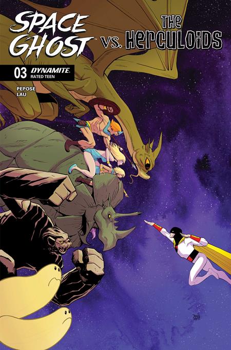 SPACE GHOST VS THE HERCULOIDS #3 (Limit 2 Per Cover) (rel:11/18)