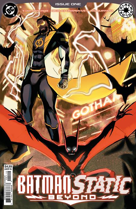 BATMAN STATIC BEYOND #1 (OF 6) Second Printing (Limit 2 Per Cover) (rel:02/04)~
