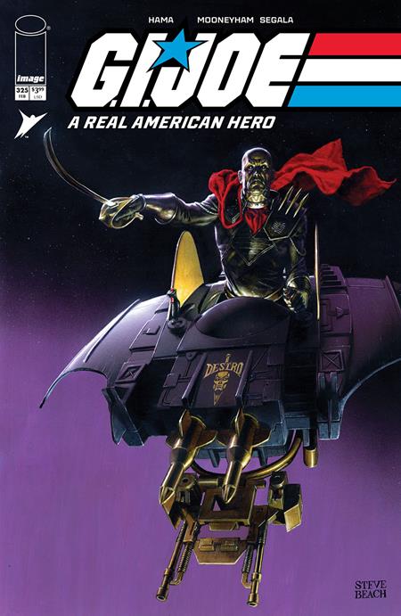 GI JOE A REAL AMERICAN HERO #325 (Limit 1 Per Customer) CVR C INC 1:10 STEVE BEACH GEARS OF JOE VAR (rel:02/11)