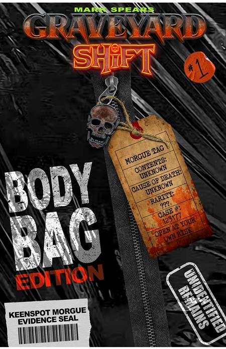 MARK SPEARS GRAVEYARD SHIFT #1 (Limit 2 Per Cover) CVR D MARK SPEARS BODY BAG EDITION BLIND BAG WITH BONUS TRADING CARD VAR (rel:09/16)